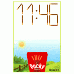 Pocky Clock