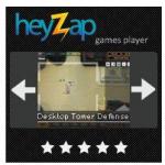 Hey Zap Flash Game Widget
